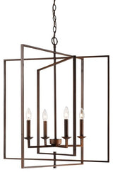 Millennium Lighting Pendant, Rubbed Bronze