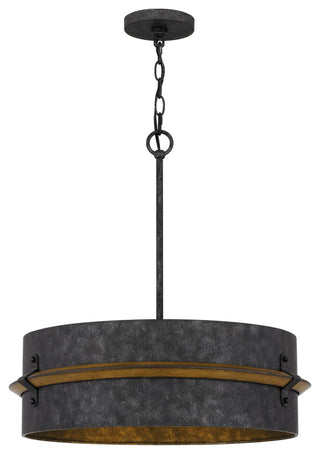Quoizel QOP5336 Lariat 3 Light 21"W Pendant - Old Black Finish