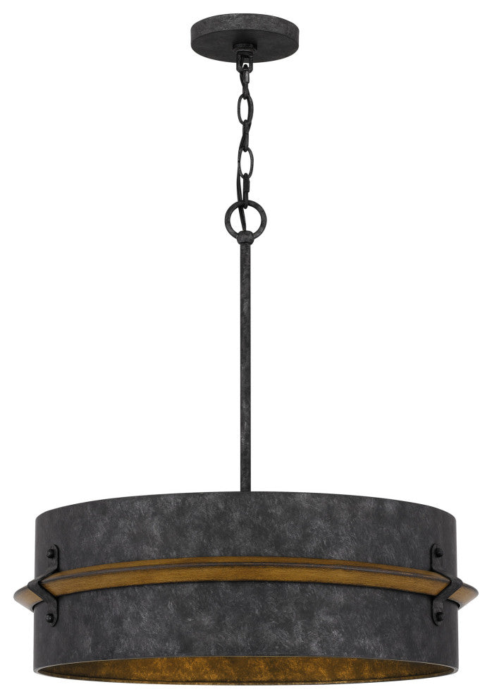 Quoizel QOP5336 Lariat 3 Light 21"W Pendant - Old Black Finish