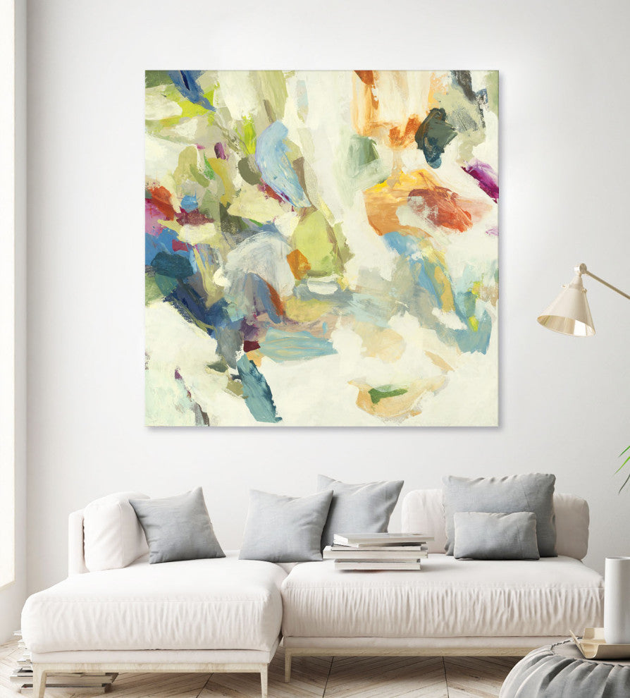 Organic Building Blocks - 54 x 54 by Randy Hibberd