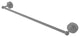 Que New 30" Shower Door Towel Bar, Matte Gray