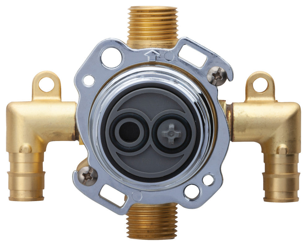 Treysta Tub & Shower Valve- Vertical Inputs WITHOUT Stops- Cold ExpansionPex