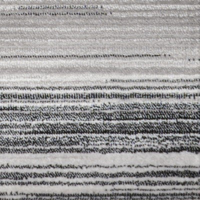 Austin Gradient Striped Gray/Black 2'x8' Runner Rug