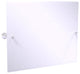 Carolina Crystal Landscape Tilt Mirror with Beveled Edge, Satin Chrome