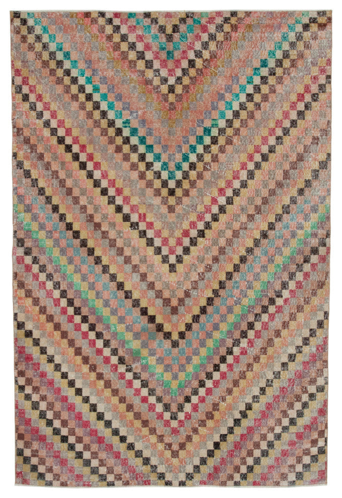 Rug N Carpet - Handmade Oriental 5' 9'' x 8' 8'' Antique Area Rug