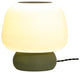 Mushroom 10" Plant-Based PLA Dimmable LED Table Lamp, White/Green
