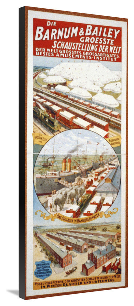 Barnum and Bailey Groesste Schaustellung Der Welt, 1900, 16x40