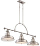 Quoizel Lighting - Emery - 3 Light Island-Brushed Nickel Finish - Emery - 3