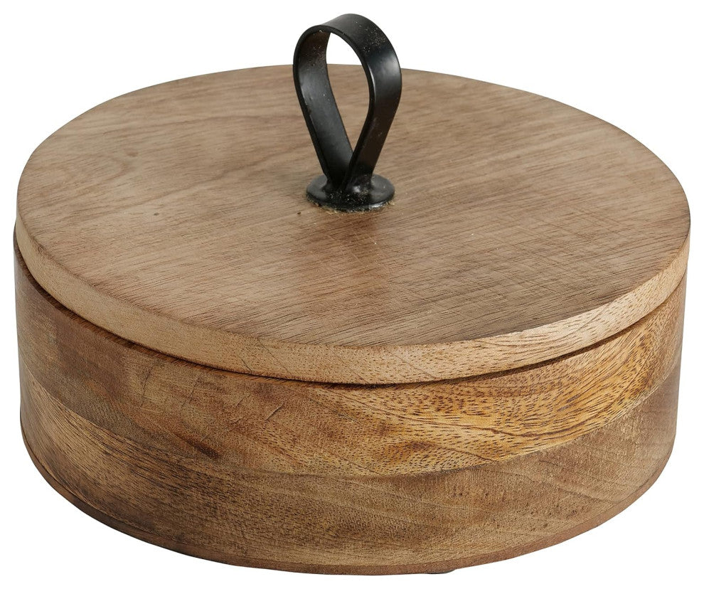 Round Dresser Top Box, 7.5 Inches