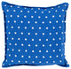 Surya Polka Dot PD-012 22"x22" Pillow Kit, Dark Blue/Cream