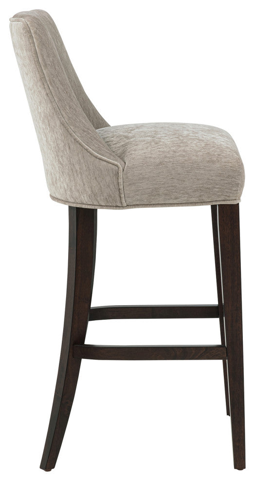Manhattan Comfort Beever Barstool, Taupe, Set of 3