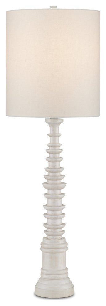 Malayan White Table Lamp