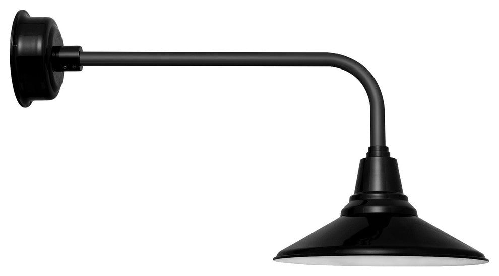 Calla Barn Light With Traditional Arm, 18"