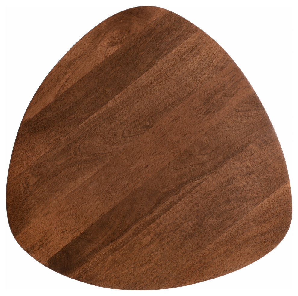Tora End Table, Walnut, 20"