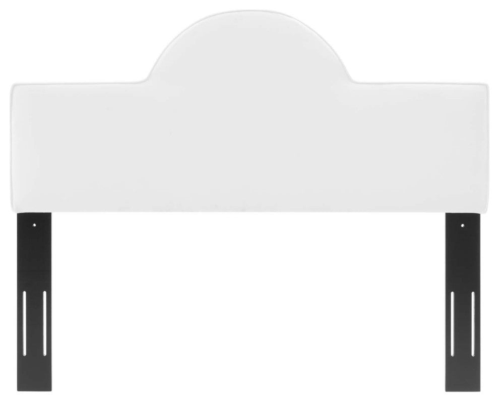 Dawn Full/Queen Performance Velvet Headboard-White
