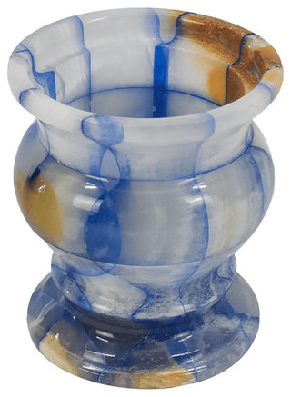 Onyx Blue Plaid Tumbler
