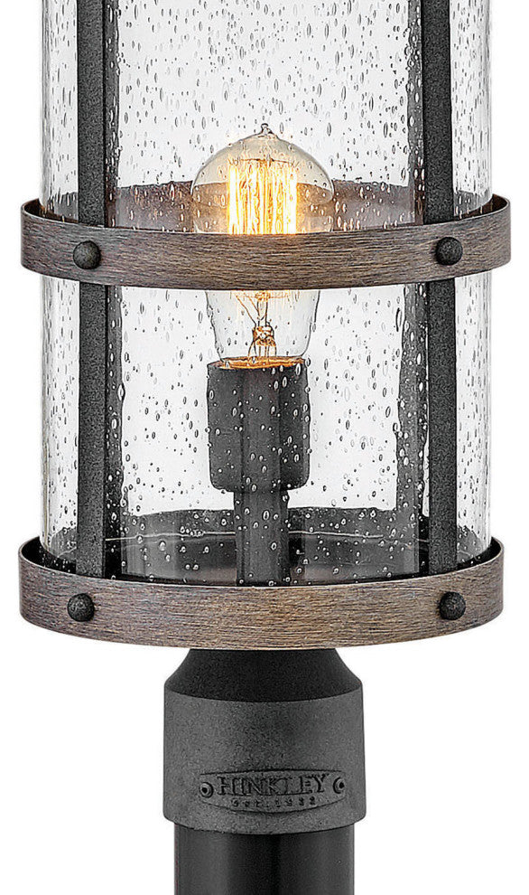 Hinkley Lakehouse Medium Post Top Or Pier Mount Lantern, Aged Zinc
