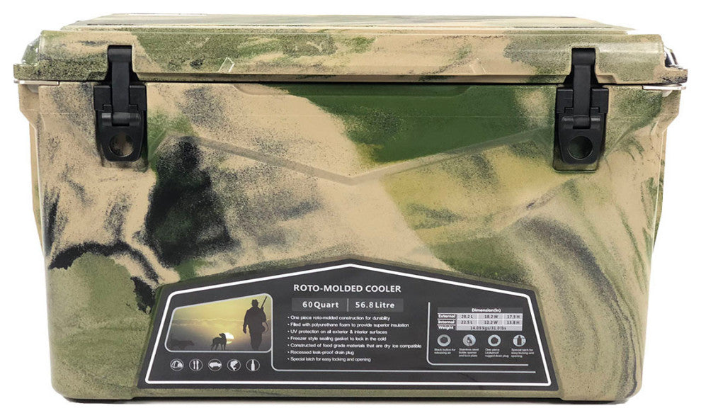 Rotomolded 60 Quart High Performance Cooler, Camouflage