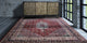Bidjar Hand-Knotted Rug, Red/Navy, 9.8"x13.5"