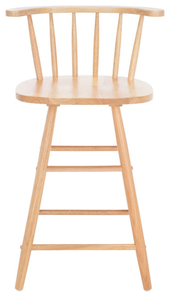 Safavieh Jay Wood Counter Stool, Natural