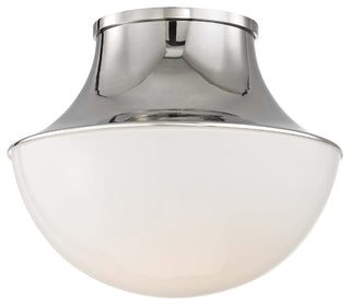 Lettie Small LED Flush Mount, Polished Nickel