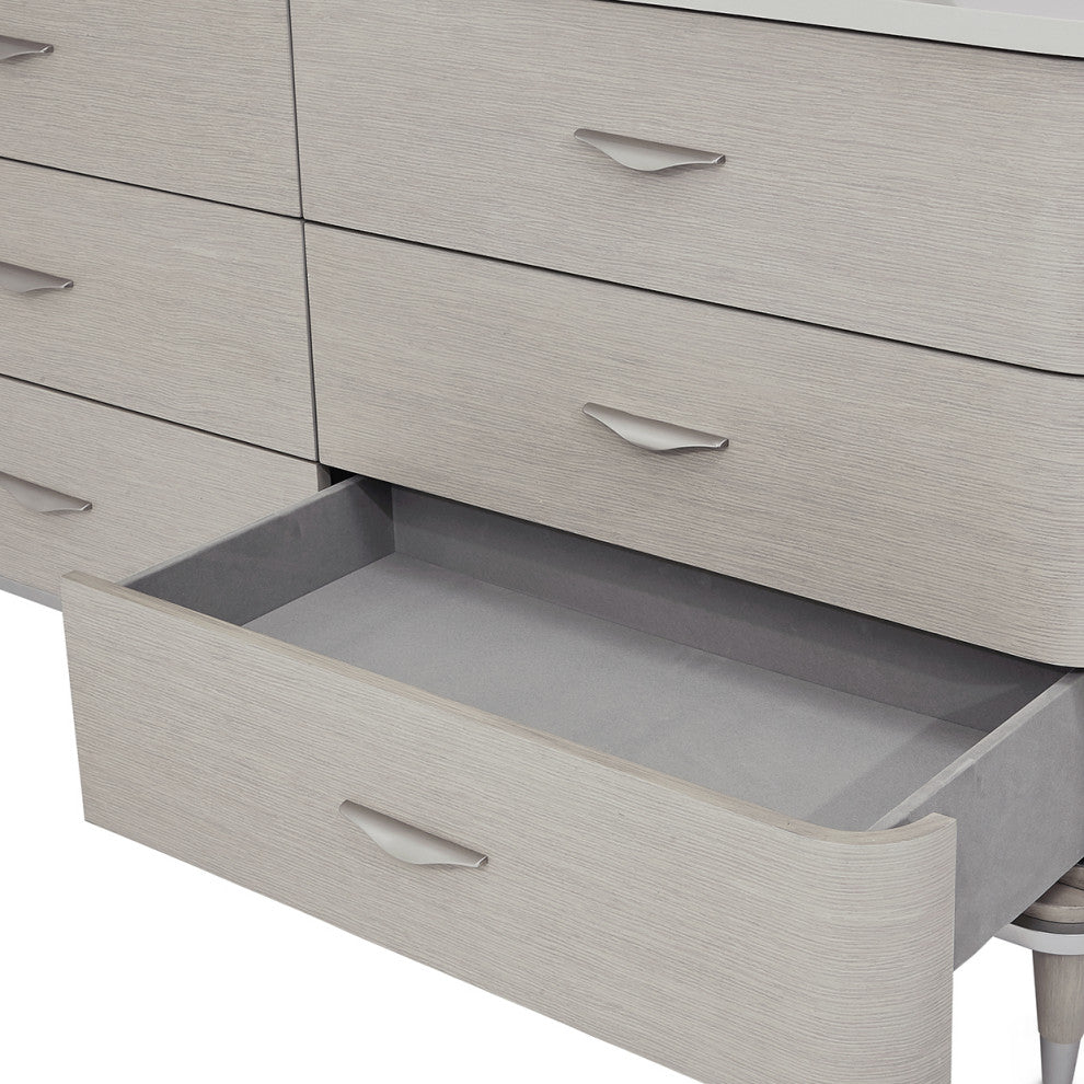 Eclipse Dresser and Mirror - Moonlight Gray