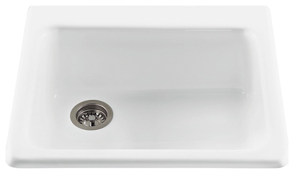 The Simplicity single-bowl Kitchen Sink, White