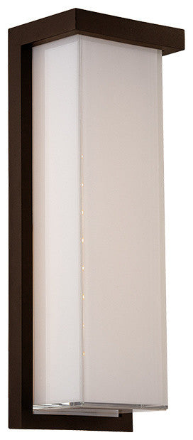 Modern Forms Ledge LED Wall Light, Bronze