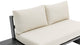 Maldives Cream Water Resistant Fabric Outdoor Patio Modular Sectional