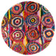 Nuloom Abstract Circles Shag Area Rug, Multicolor 5'3"Round