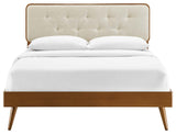 Modway Bridgette Full Wood Platform bed With Splayed Legs