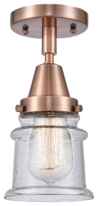 INNOVATIONS LIGHTING 447-1C-AC-G184S-LED Small Canton Flush Mount