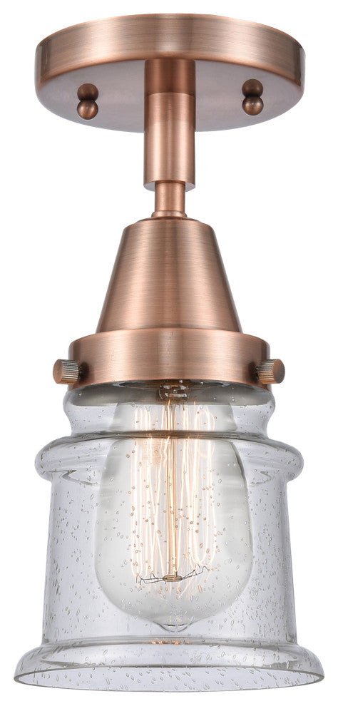INNOVATIONS LIGHTING 447-1C-AC-G184S-LED Small Canton Flush Mount