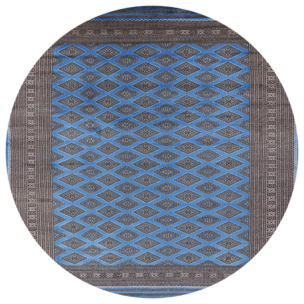 Ahgly Company Indoor Round Mid-Century Modern Area Rugs, 5' Round