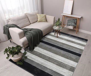 Blend Whitby Area Rug, Gray, 5' x 8', Striped