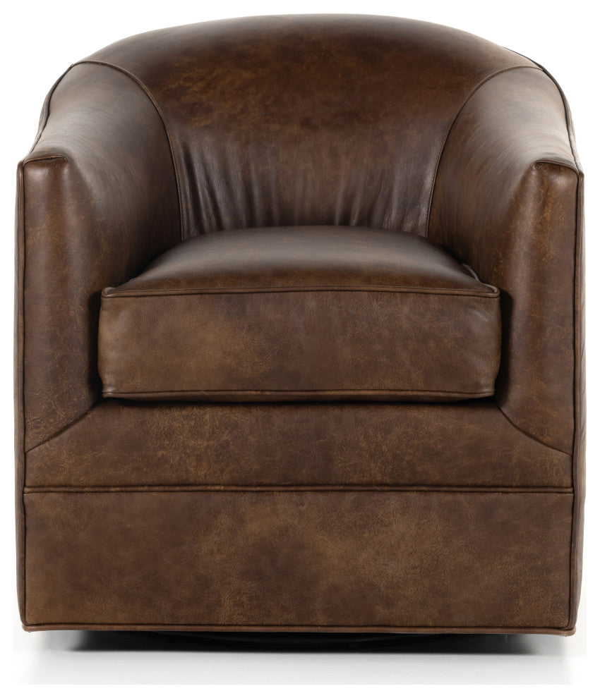 Quinton Swivel Chair, Arvada Cigar