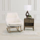 Las Vegas Rocker Club Chair, Cream