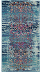 Nourison Vintage Kashan 2' x 4' Blue Vintage Indoor Area Rug