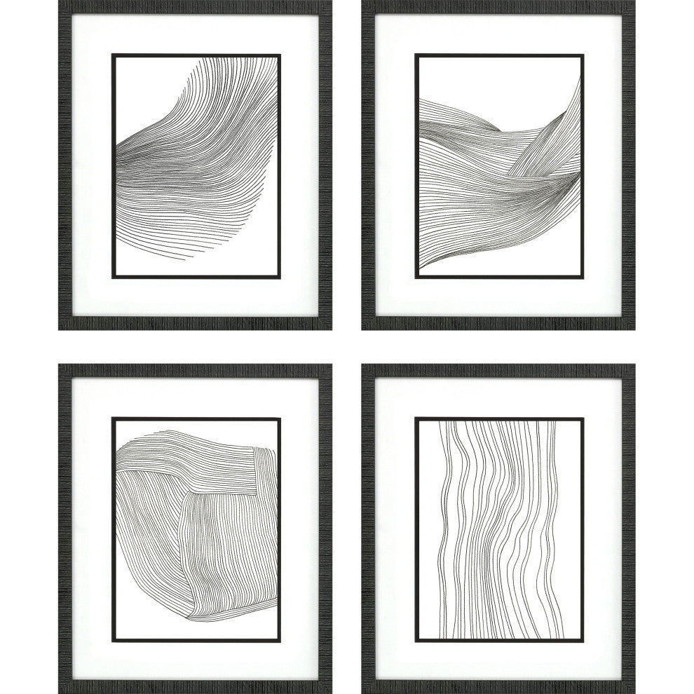 Linear Acoustic, 4-Piece Set Framed Art