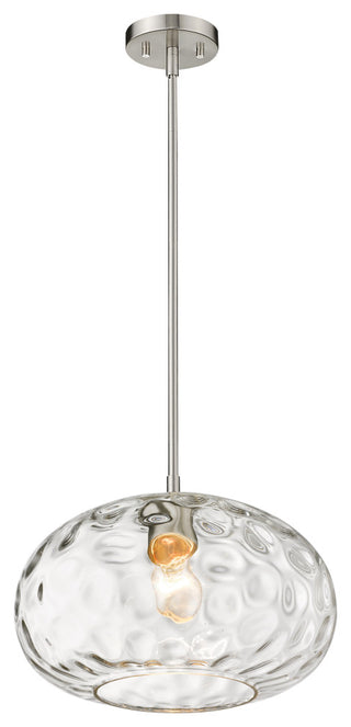 Z-Lite Chloe 1 Light Pendant, Brushed Nickel