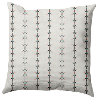 Jodhpur Stripe Decorative Throw Pillow, Gray, 20"x20"