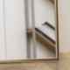 Louise Modern Rectangular Standing Mirror, Mirror, Gold