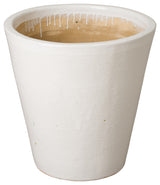 Tappered Planter Large, White 20x20