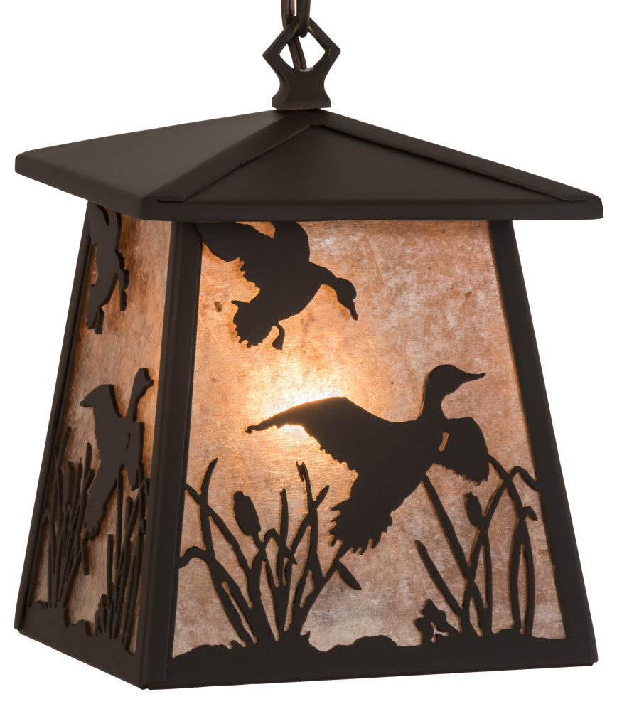 7Sq Ducks in Flight Mini Pendant