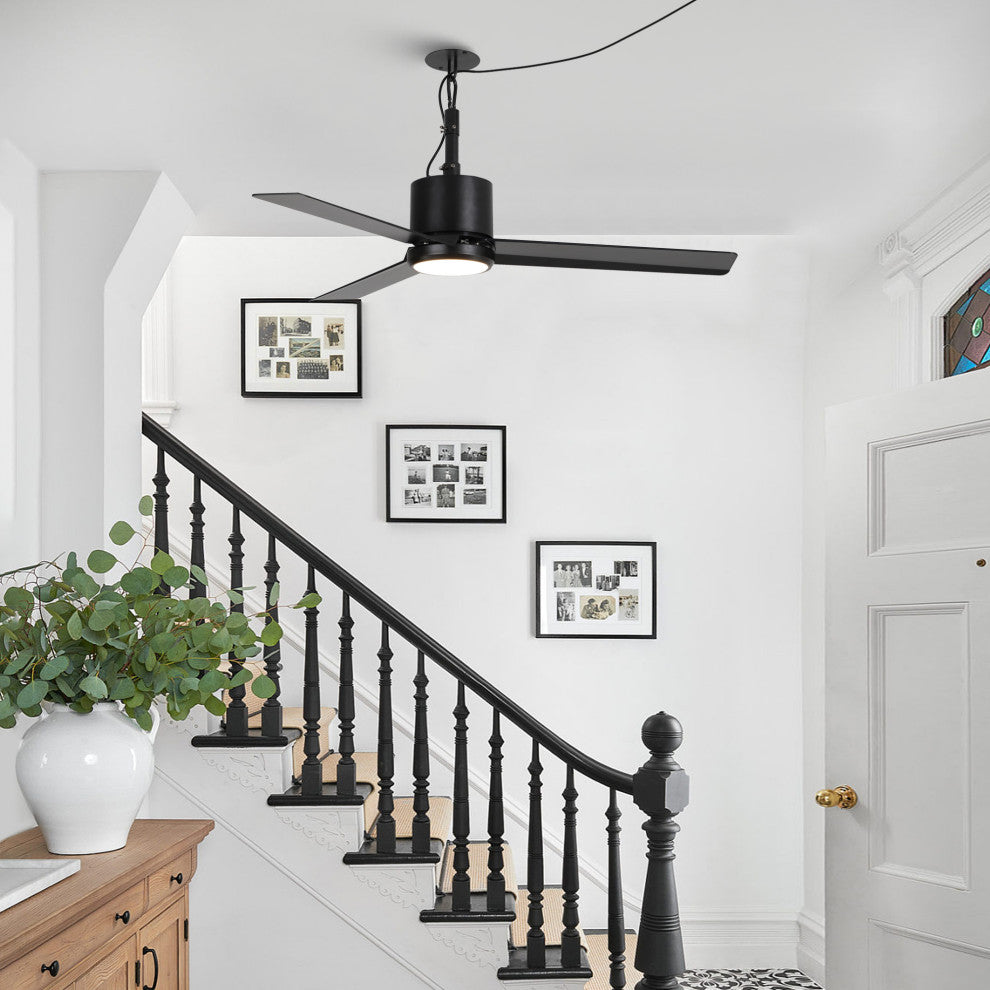 42-inch Traditional Outdoor 3-Blade Ceiling Fan with Light