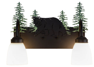 16 Wide Lone Bear 2 Light Vanity Light