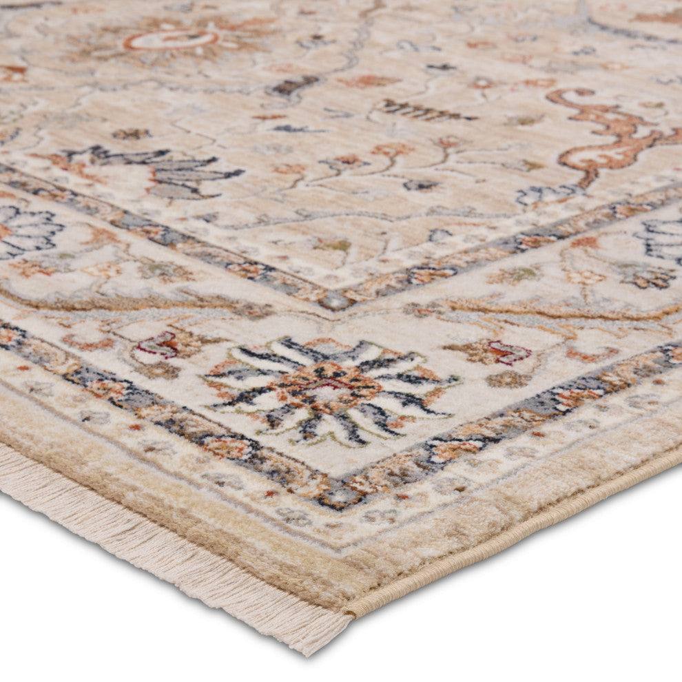 Vibe Romano Medallion Beige/Orange Area Rug 5'X8'