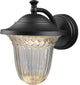 Black Outdoor Patio Exterior LED Light Fixture, 21-3677-Medium