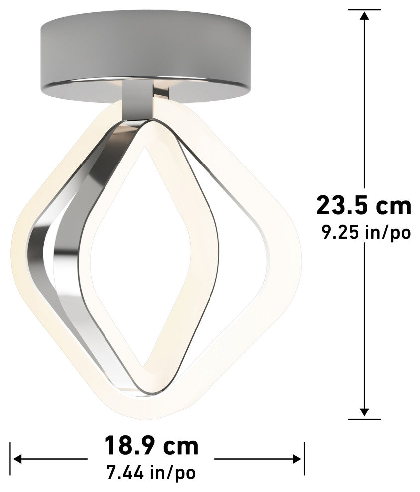 Artika Axel Integrated LED Flushmount Light Fixture