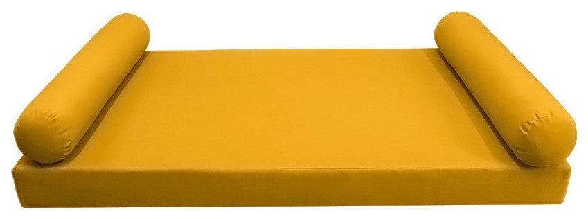 Style5 Twin-XL Knife Edge Outdoor Mattress Bolster Slip Cover COMPLETE SET AD108